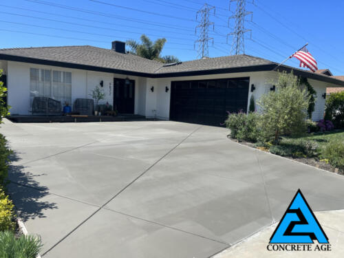 DRIVEWAY FINISHED